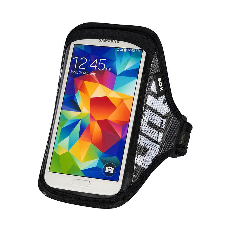 SOX opaska sportowa na smartfon RUN AWAY S/M 25-33cm czarna