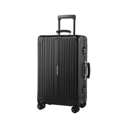 Średnia walizka aluminiowa na kółkach Kruger&Matz czarna