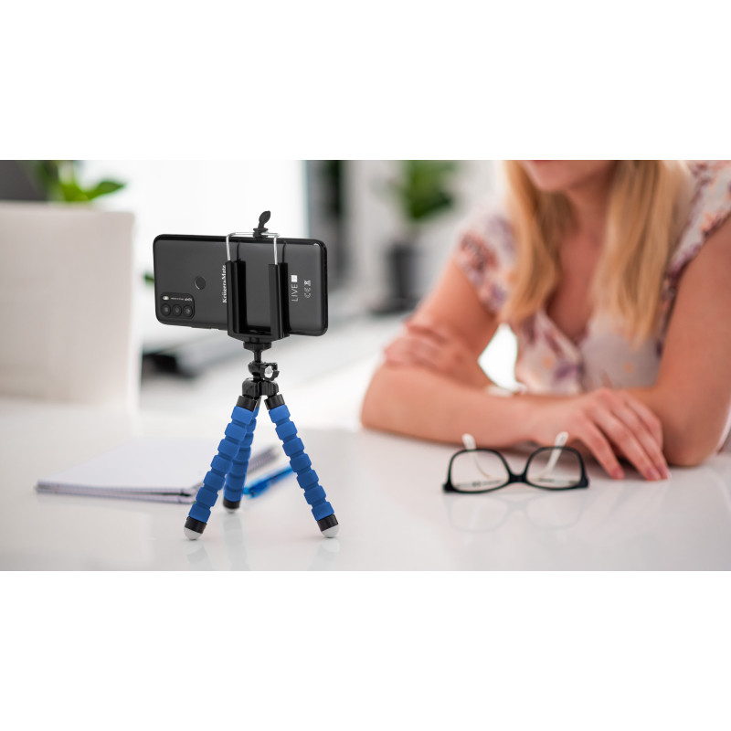 Statyw do telefonu / kamery Kruger&Matz niebieski