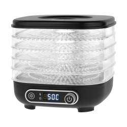 Suszarka do grzybów , warzyw , owoców , 300W , 5 sit , wyświetlacz , termoobieg , TEESA