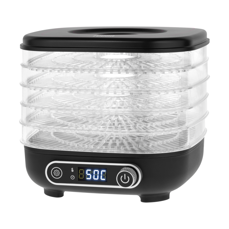 Suszarka do grzybów , warzyw , owoców , 300W , 5 sit , wyświetlacz , termoobieg , TEESA