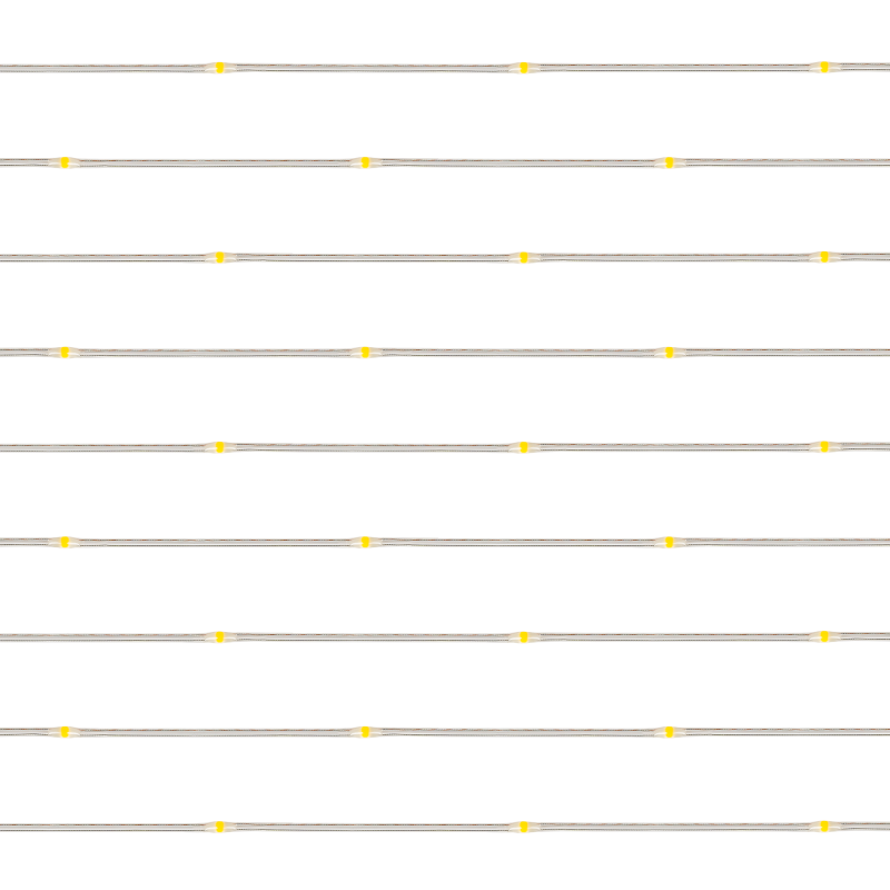 Sznur oświetleniowy świąteczny ze zmianą trybu świecenia - 10 m, ciepły biały