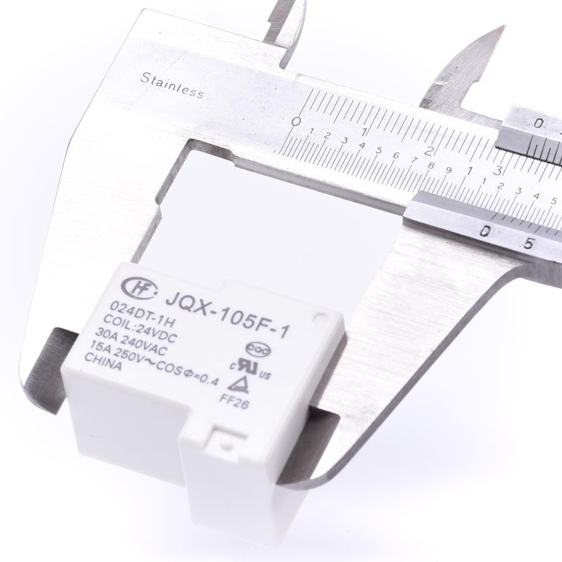 PRZEKAŹNIK 24V DC JQX/HF105F-1-024DT-1HST 1 STYK ZWIERNY 30A  HONGFA