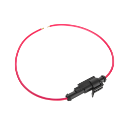 Szybkozłączka samochodowa z kablem czer.