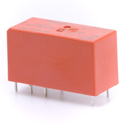 PRZEKAŹNIK 230V 2x8A SCHRACK POMARAŃCZOWY