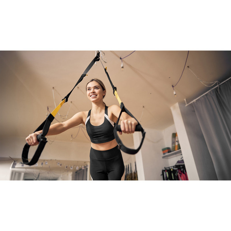 Taśmy treningowe TRX P3-3 , pasy do ćwiczeń, REBEL ACTIVE