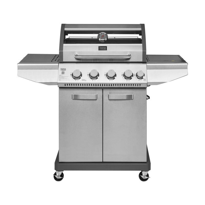 Teesa BBQ 5005 MASTER grill gazowy - 5 palników- miejsce na butlę