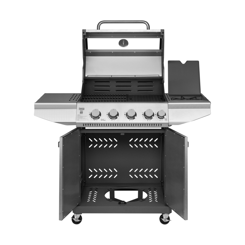 Teesa BBQ 5005 MASTER grill gazowy - 5 palników- miejsce na butlę
