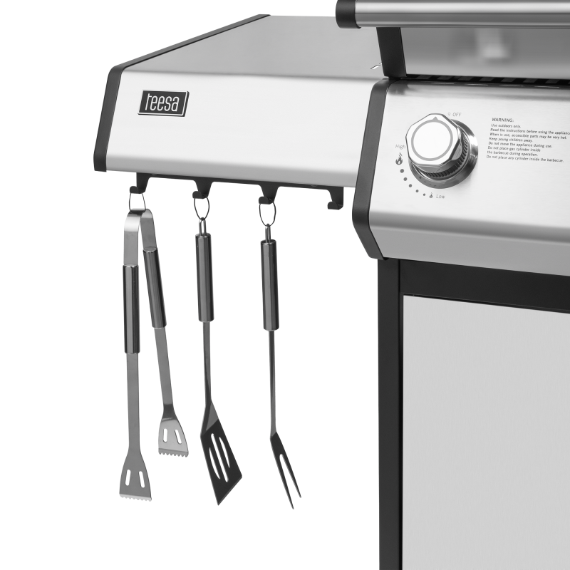 Teesa BBQ 5006 MASTER grill gazowy - 5 palników- miejsce na butlę