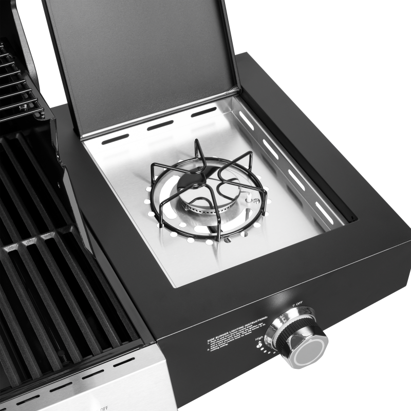 Teesa BBQ 5007 MASTER grill gazowy - 5 palników- miejsce na butlę