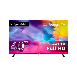 Telewizor Kruger&Matz 40" FHD Google TV 5.0, DVB-T2/S2/T/C H.265 HEVC