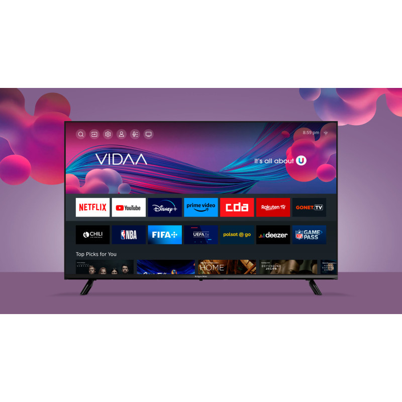 Telewizor Kruger&Matz 50" UHD smart DVB-T2/S2 H.265 Hevc VIDAA