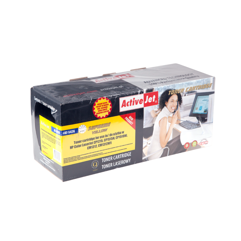 TONER ActiveJet do drukarki laserowej HP (125A CB542A) żółty