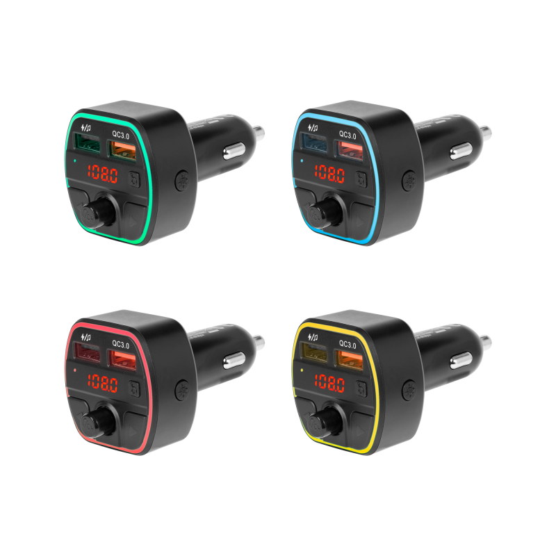 Transmiter samochodowy FM z funkcją bluetooth