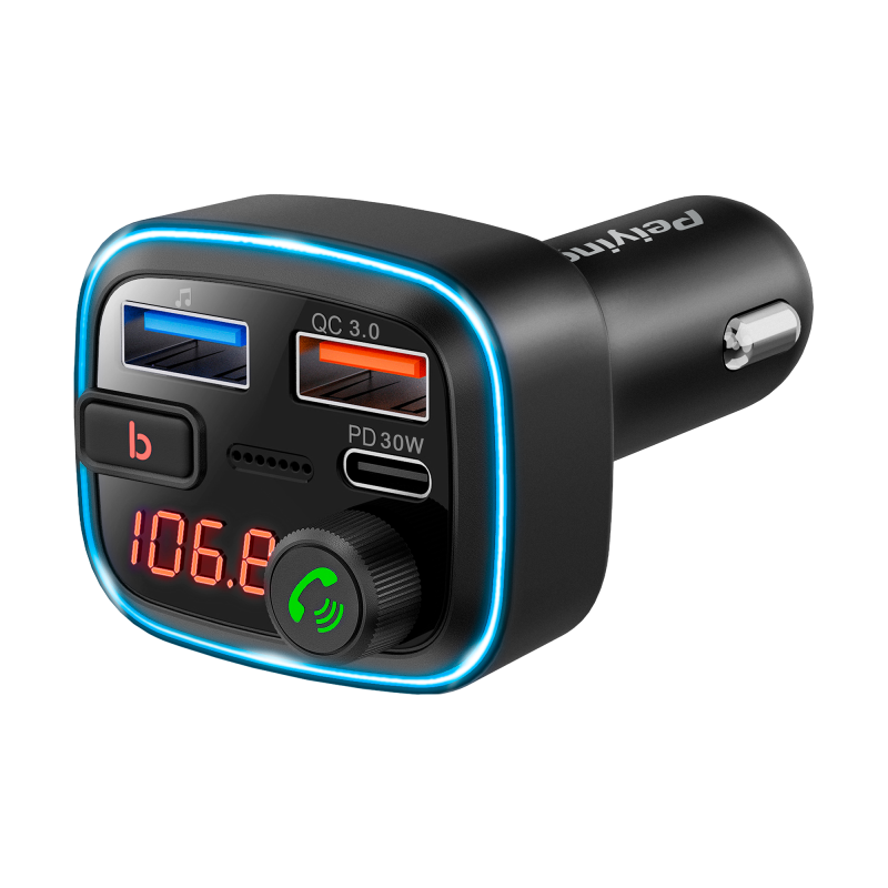 Transmiter samochodowy FM z funkcją bluetooth