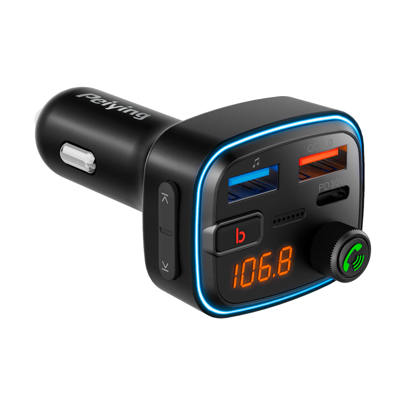 Transmiter samochodowy FM z funkcją bluetooth