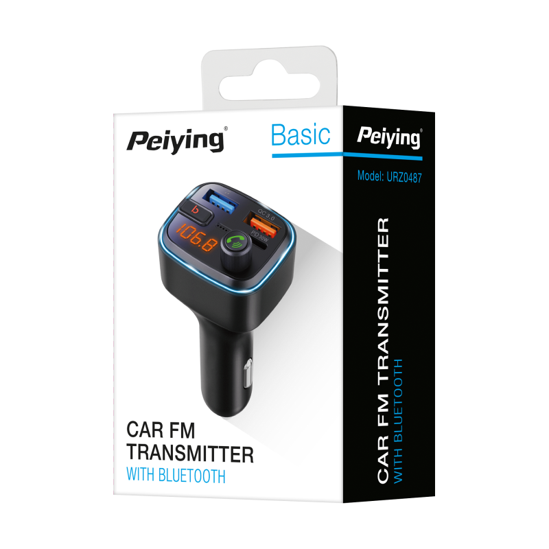 Transmiter samochodowy FM z funkcją bluetooth