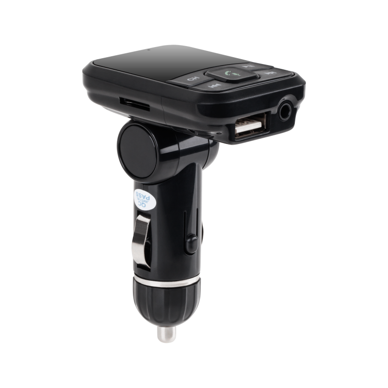 Transmiter samochodowy z funkcją bluetooth i gniazdem USB