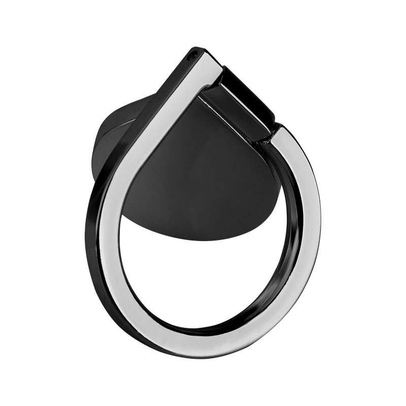 Uchwyt uniwersalny typu pierścień do telefonu czarny