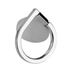 Uchwyt uniwersalny typu pierścień do telefonu srebrny