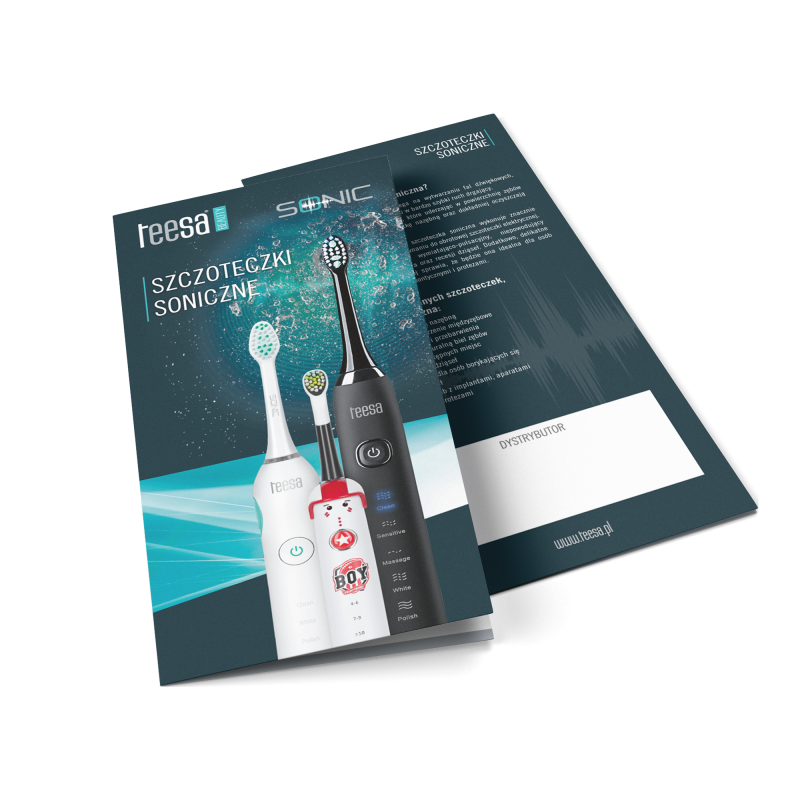 Ulotka Teesa Sonic Szczoteczki soniczne do zębów