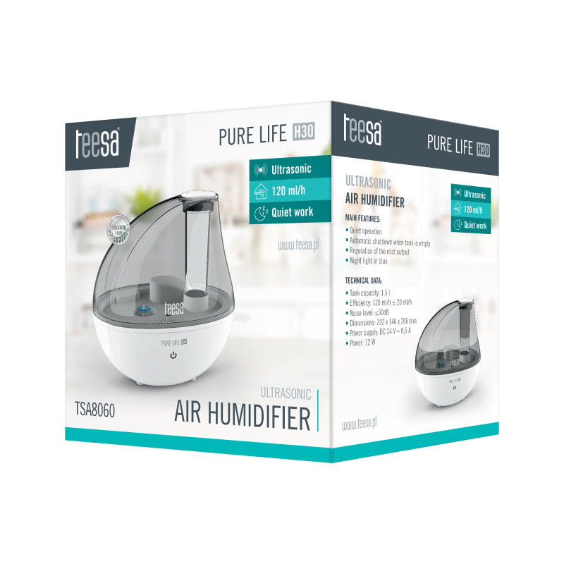 Ultradźwiękowy nawilżacz powietrza PURE LIFE H30