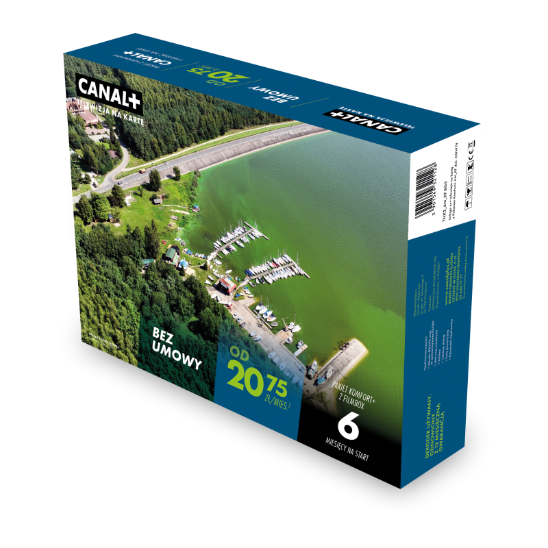 Usługa NC+ telewizja na kartę z Pakietem Komfort+ na 6 miesięcy BG5