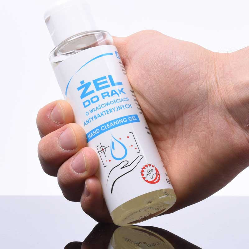 ŻEL DO RĄK 100ml O WŁAŚCIWOŚCIACH ANTYBAKTERYJNYCH
