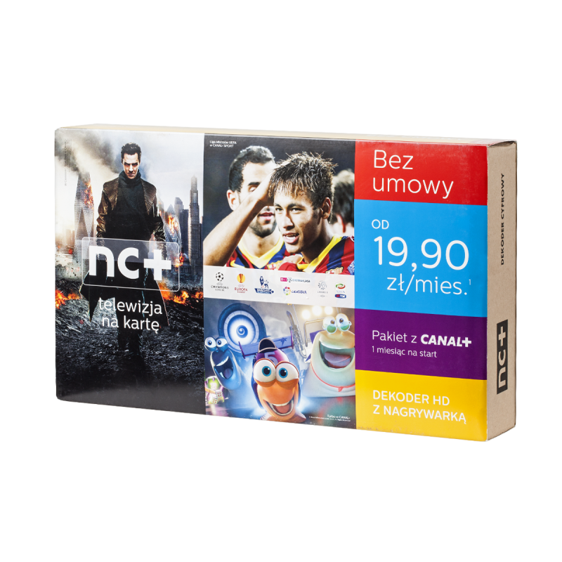 Usługa telewizyjna NC+ 1mies.z dekoderem 5800SXREC PKWiU 61.30.20.0
