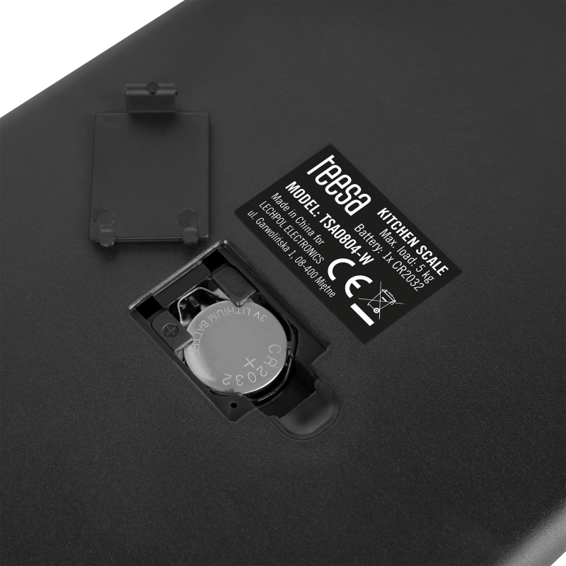 Waga kuchenna szklana biała