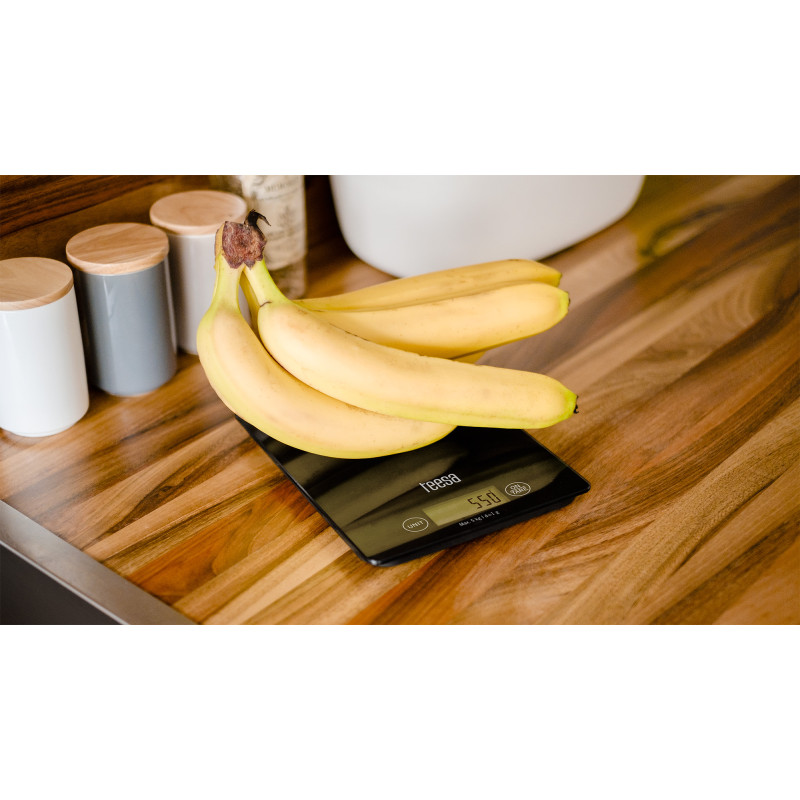 Waga kuchenna szklana czarna