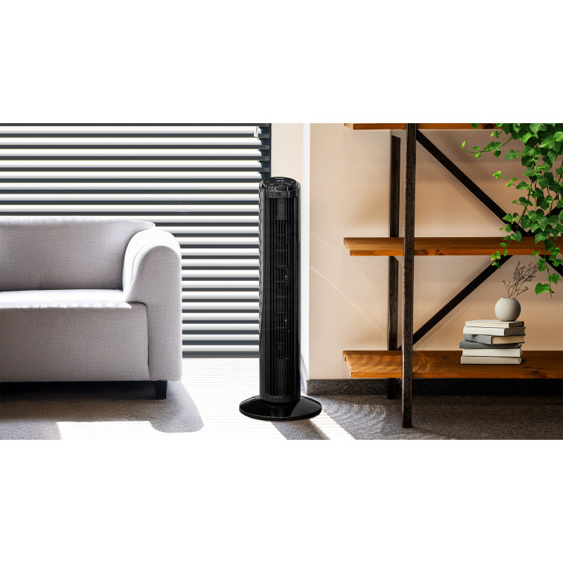 Wentylator kolumnowy 74cm - czarny