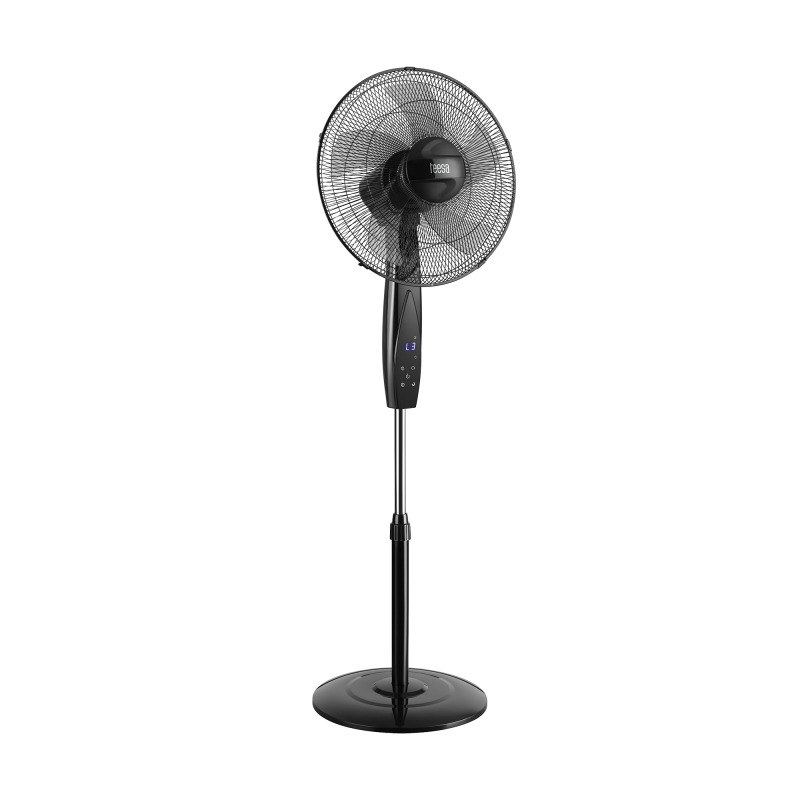 Wentylator stojący sterowany pilotem TEESA , czarny