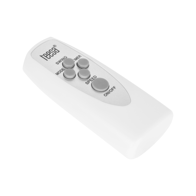 Wentylator stojący Teesa sterowany pilotem (biały)