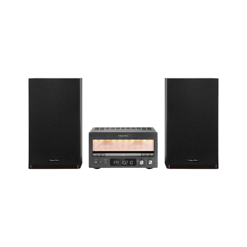 Wieża HiFi Kruger&Matz KM1995 (Wzmacniacz klasy A, CD, USB, Bluetooth, radio cyfrowe DAB+, FM)