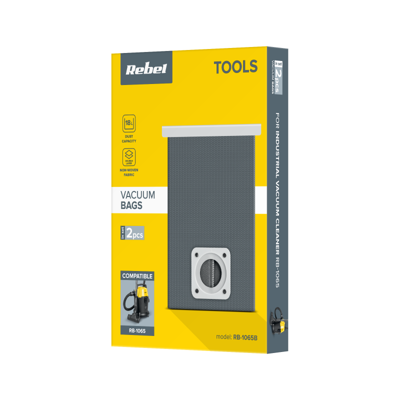Worki do odkurzacza REBEL RB-1065 kpl/2szt