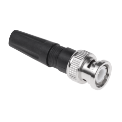 Wtyk BNC skręcany z odgiętką