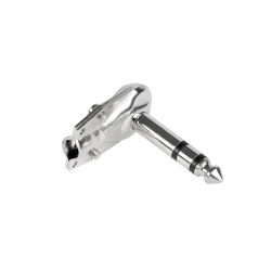 Wtyk Jack 6.3 stereo metal kątowy