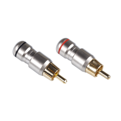 Wtyk RCA metalowy HD-287