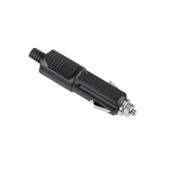 Wtyk zapalniczki sam.z diodą+bezp.