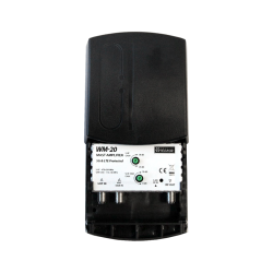 Wzmacniacz masztowy WM-20 UHF VHF DVB-T2 5G PROTECTED Telkom Telmor