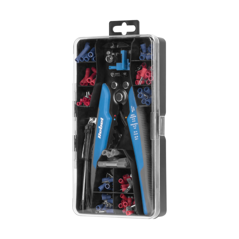 Zaciskarka - zestaw konektorów