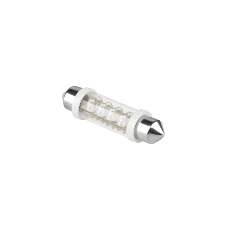 Żarówka samochodowa LED 12V 10*42-8LED Sv8,5 biała