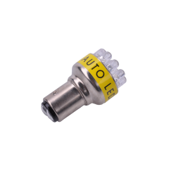 Żarówka samochodowa 12V S-25-12LED-1157 żółta