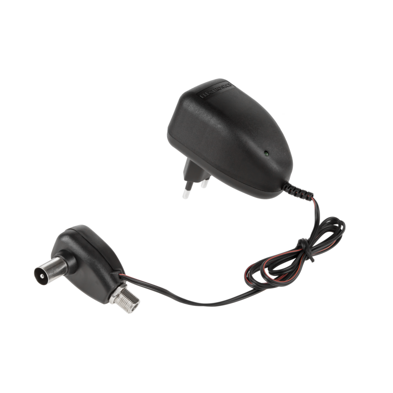 Zasilacz antenowy z gniazdem F 12V LXG04PK
