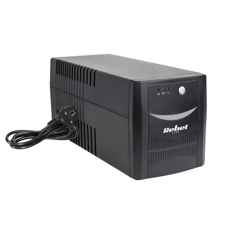 Zasilacz awaryjny UPS REBEL model Micropower 1000 ( offline, 1000VA / 600W , 230 V , 50Hz )