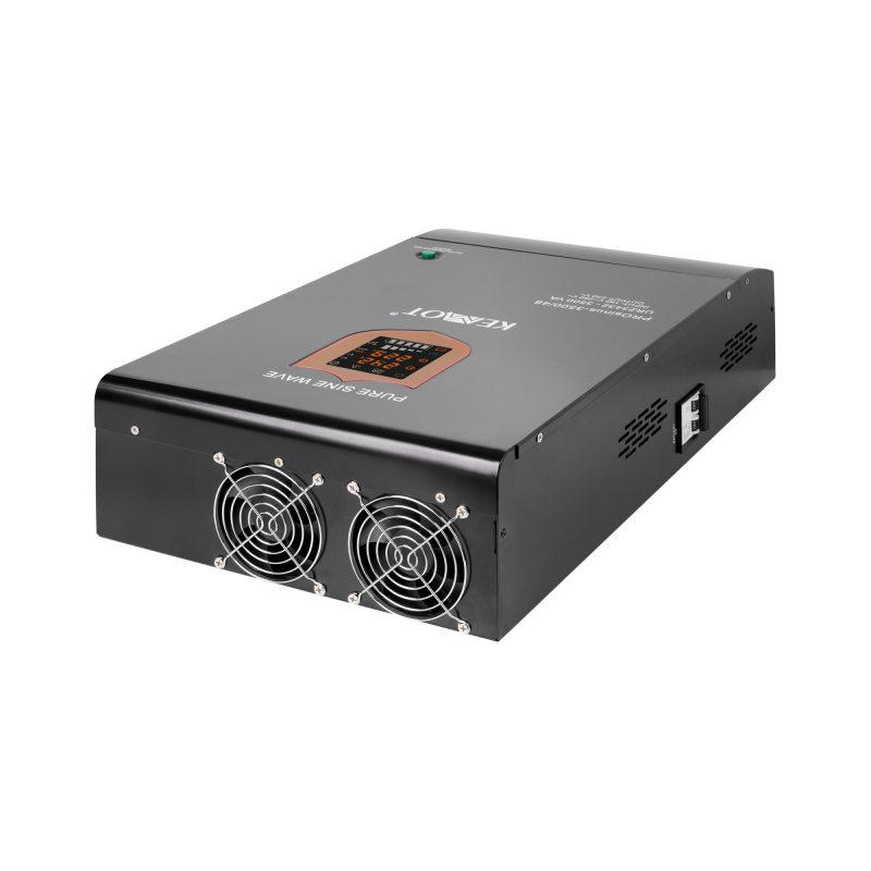 Zasilacz awaryjny KEMOT PROsinus-3500/48 przetwornica z czystym przebiegiem sinusoidalnym i funkcją ładowania 48V 230V 3500VA/24