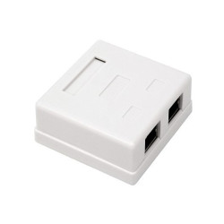 GNIAZDO 2xRJ-45 FTP KAT.5e NATYNKOWE D-LAN