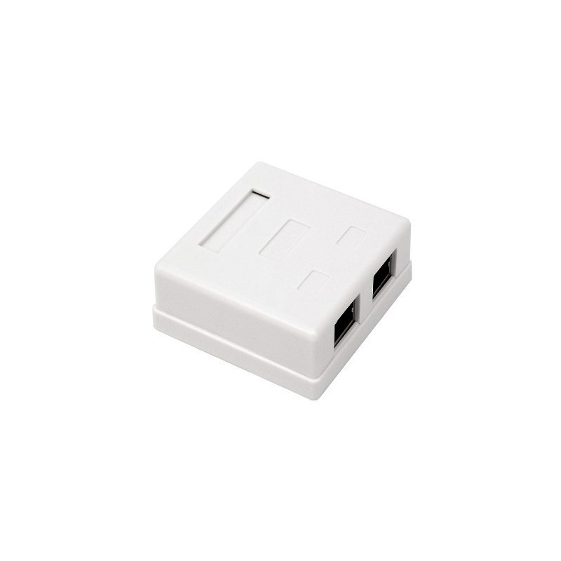 GNIAZDO 2xRJ-45 FTP KAT.5e NATYNKOWE D-LAN