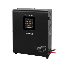 Zasilacz Awaryjny Naścienny Rebel POWER-500 - przetwornica z czystym przebiegiem sinusoidalnym i funkcją ładowania 12V 230V 500V